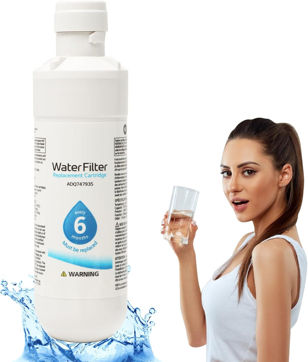 Tongdejing LT1000p Wasserfilter Ersatz für Kenmore9980, austauschbarer Kühlschrank Wasserfilter Home