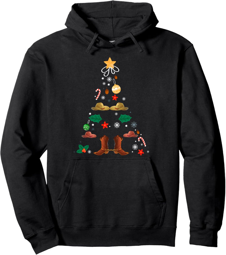 Weihnachtsbaum Weihnachten Neujahr Line Dance Xmas Winter Pullover Hoodie