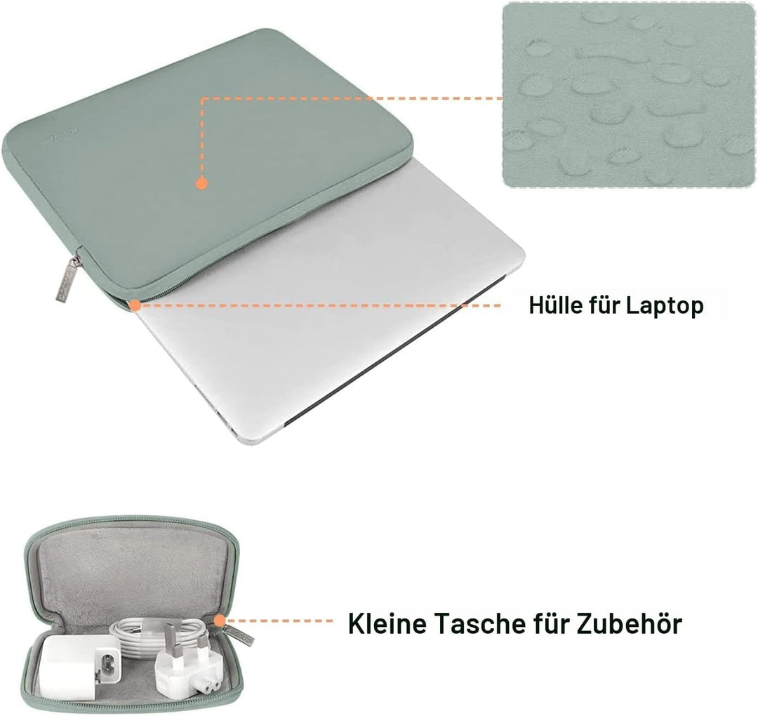 MOSISO Laptop Hülle Tasche 15 Zoll, 15 Zoll Laptophülle Kompatibel mit MacBook Air 15 Zoll M4 A3241