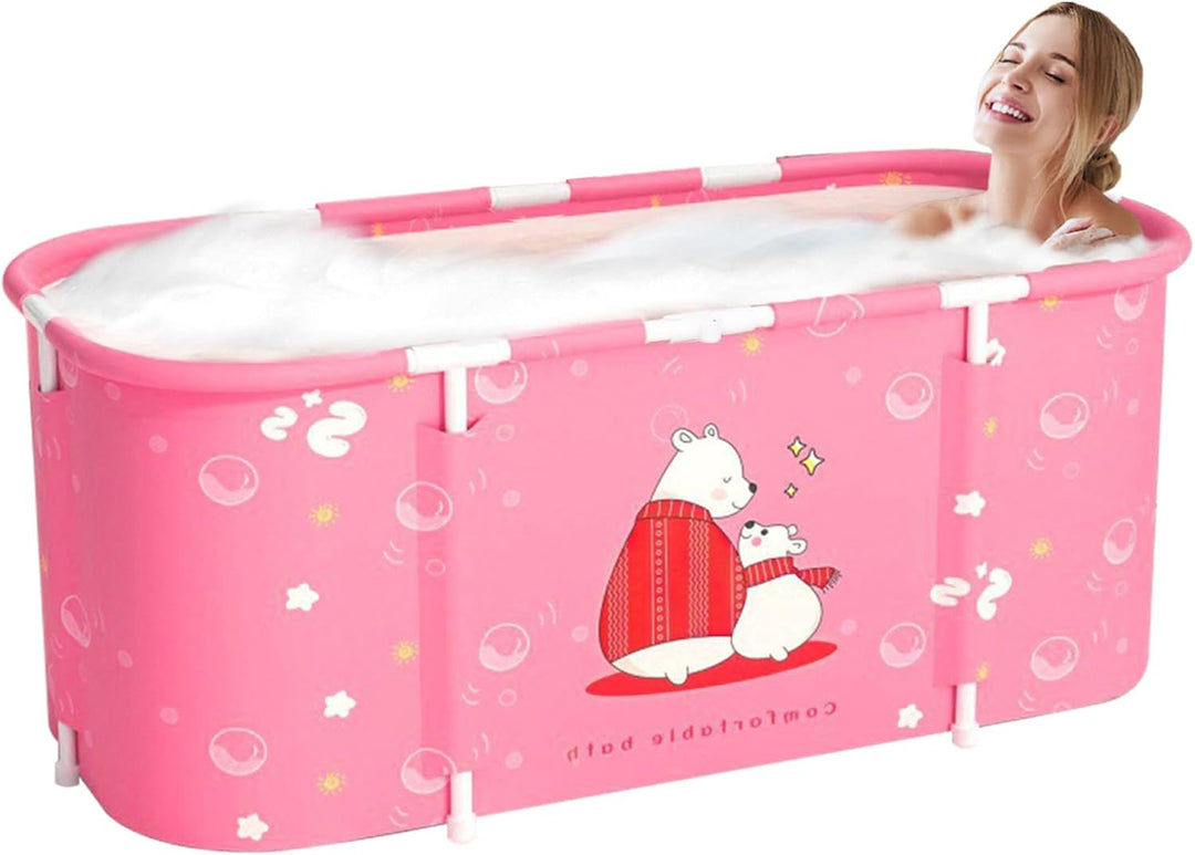 Sinbide Faltbare Badewanne, installieren und tragbare abnehmbare Badewanne, Geeignet für Erwachsene