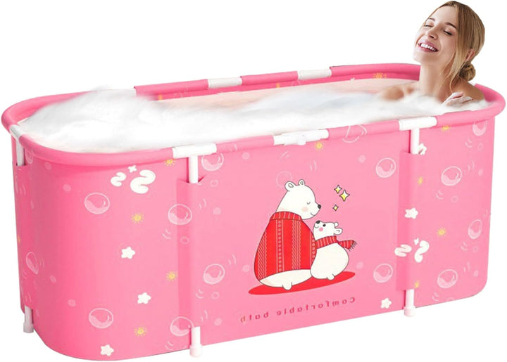 Sinbide Faltbare Badewanne, installieren und tragbare abnehmbare Badewanne, Geeignet für Erwachsene