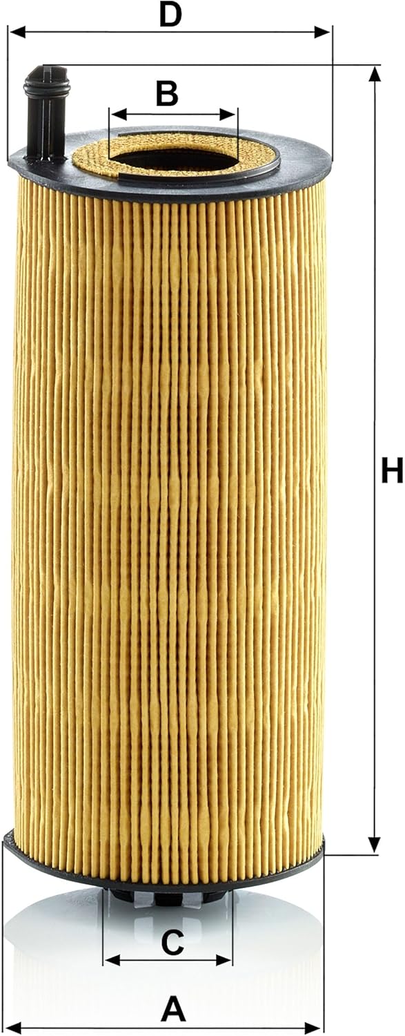 MANN-FILTER HU 12 006 z Ölfilter – Ölfilter Satz mit Dichtung / Dichtungssatz – Für PKW und Nutzfahr