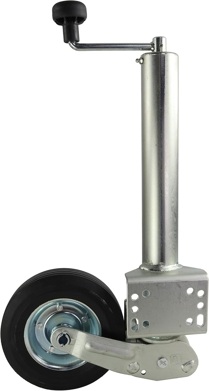trailer parts4u Winterhoff Automatik Stützrad mit Universalflansch 250 kg 60mm f. PKW Anhänger