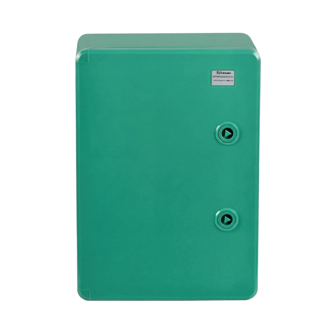 BOXEXPERT® Verteilerkasten aussen wasserdicht [ABS Kunststoff IP65 Gehäuse] grün (Serie Fleet) 350x2