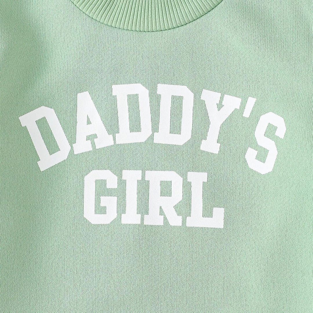 WYTbaby Baby Kleidung Mädchen Neugeborenes Outfits Langarm Pullover Sweatshirt Und Lange Hosen Daddy