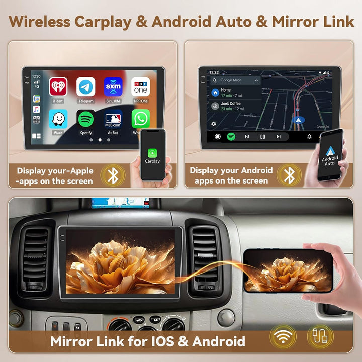 Hikity Android 15 4+128G Autoradio mit 9'' Incell Touchscreen für Renault Trafic 2/Opel Vivaro A/Nis