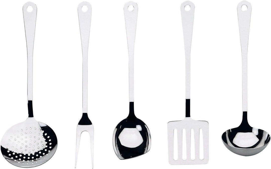 Alessi KUECHENSET 5-TLG., GLAENZ., 13.2 x 33 x 6.6 cm Silber, Silber