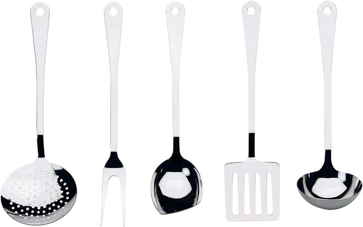 Alessi KUECHENSET 5-TLG., GLAENZ., 13.2 x 33 x 6.6 cm Silber, Silber
