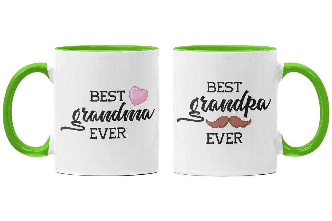 Trendation - Beste Oma und Opa Geschenk Set Tassen Weihnachten Geschenke für Grosseltern Geburtstag