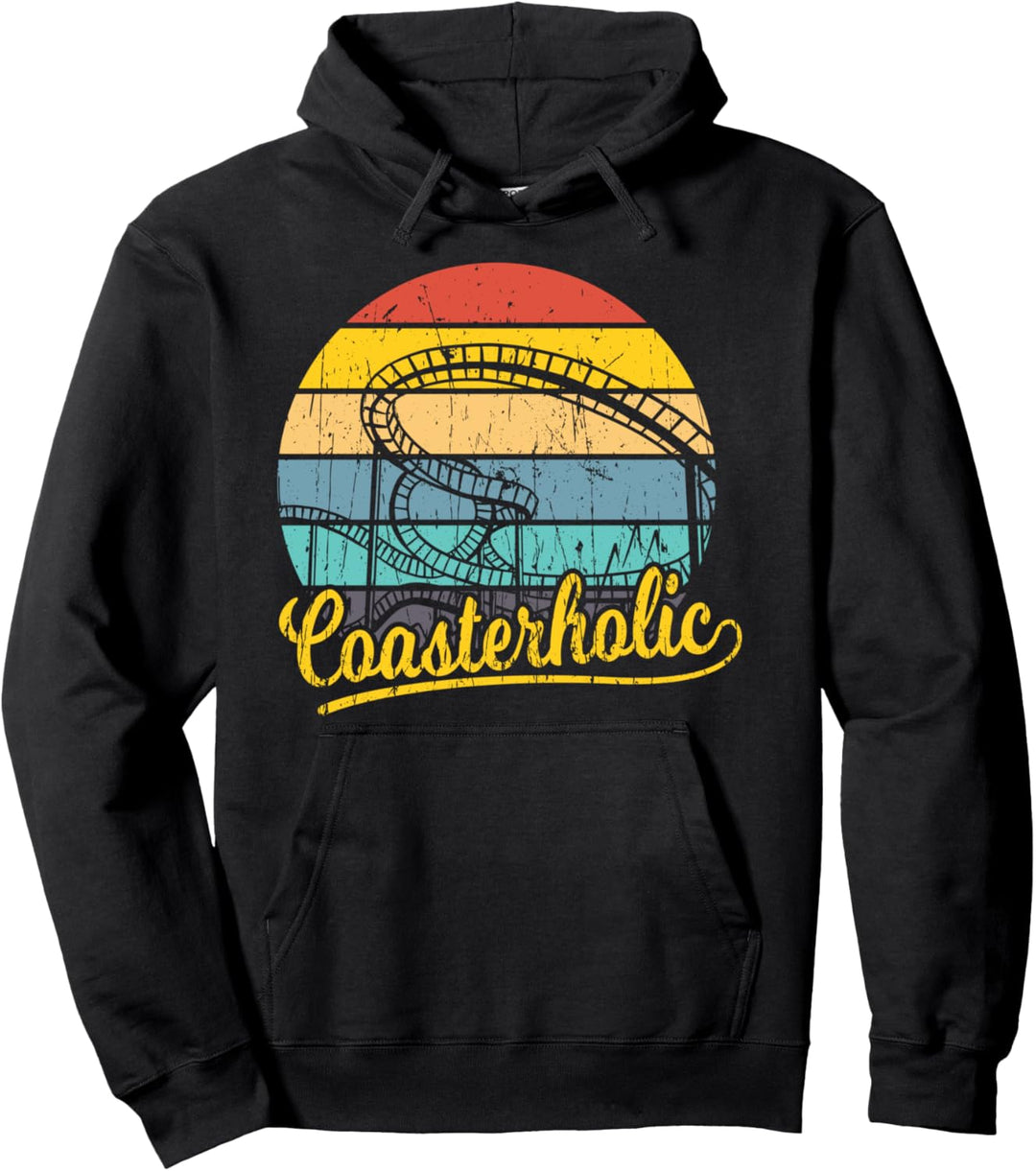 Kirmes Freizeitpark Rollercoaster - Coasterholic Achterbahn Pullover Hoodie