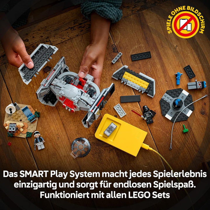 LEGO Star Wars 75421 SMART Play: Darth Vaders TIE Fighter - Interaktives All-in-1 Spielset mit SMART