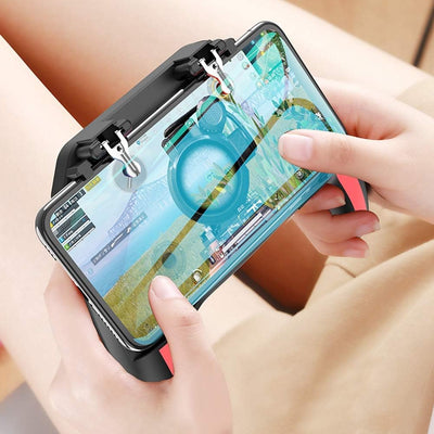 fasient Dual Cooling Fans Handy-Game-Controller, ergonomisches Smartphone-Gamepad mit 2500 mAh/5000