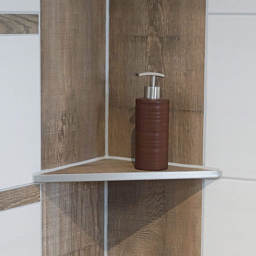 ABLAGO® Design befliesbare Duschablage Badezimmer Fliesen Ablage Edelstahl Regal, Abmessungen:W280 3