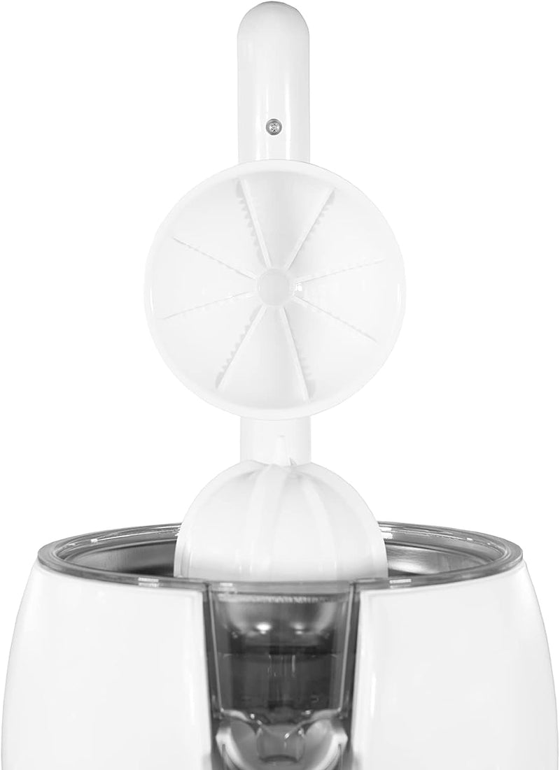 UNOLD 78130 ZITRUSPRESSE Power Juicy White für grosse und kleine Zitrusfrüchte, 300W Motor für perfe