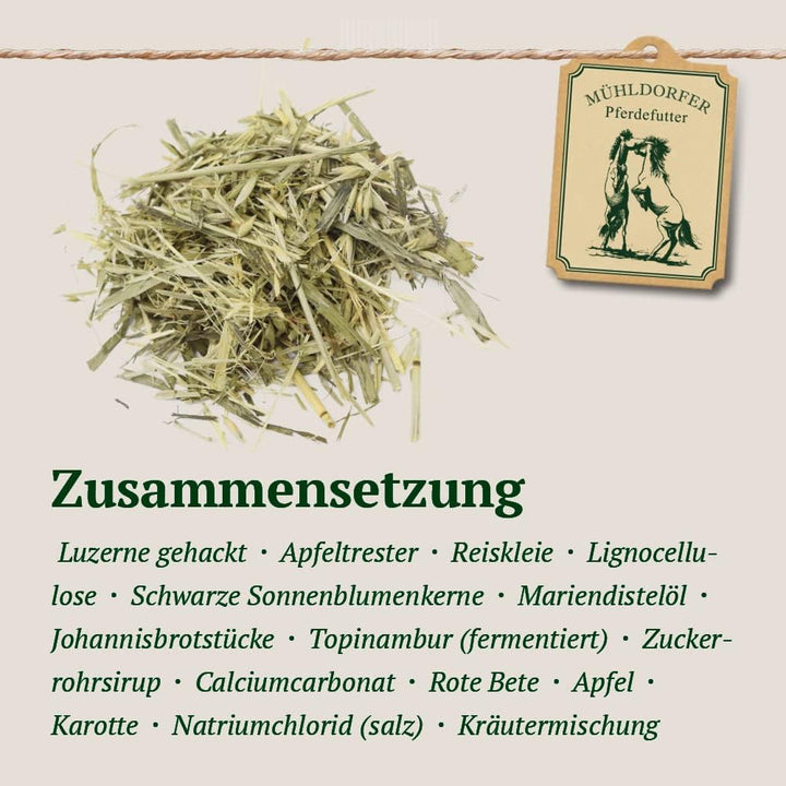 Mühldorfer Mucovital Prebiotic - 20 kg - Entzündungsregulierend - Bei Magenerkrankungen - Ohne Getre