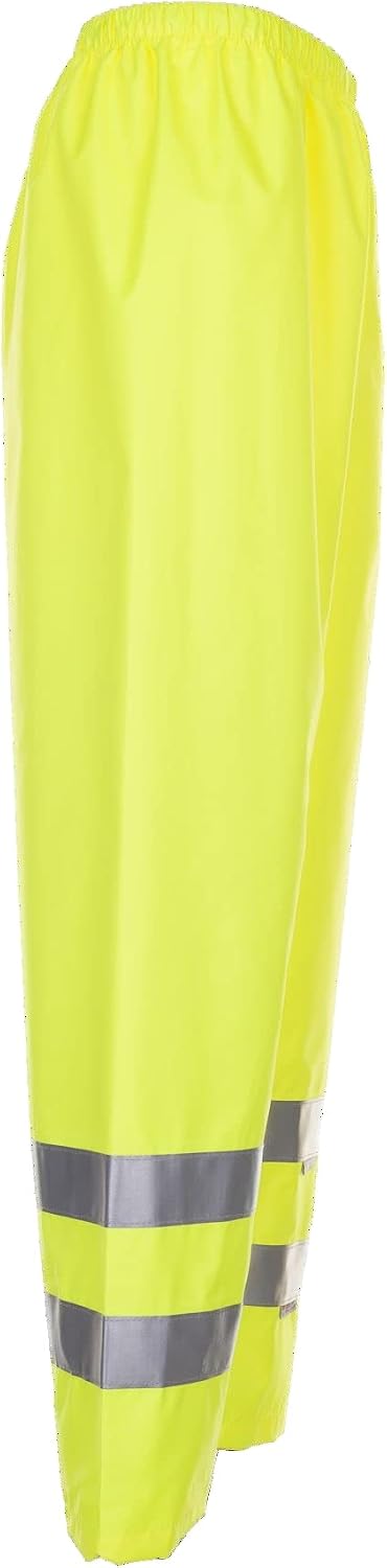 Planam Warnschutz/Wetterschutz Herren Regenhose Uni Orange Modell 2064 / Uni Gelb 2065, Gelb