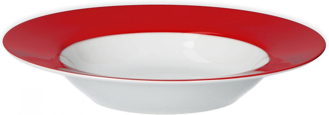 Van Well Vario Suppenteller Set, 6-teilig, Tellerservice für 6 Personen, tiefe Nudelteller 21,5 cm,