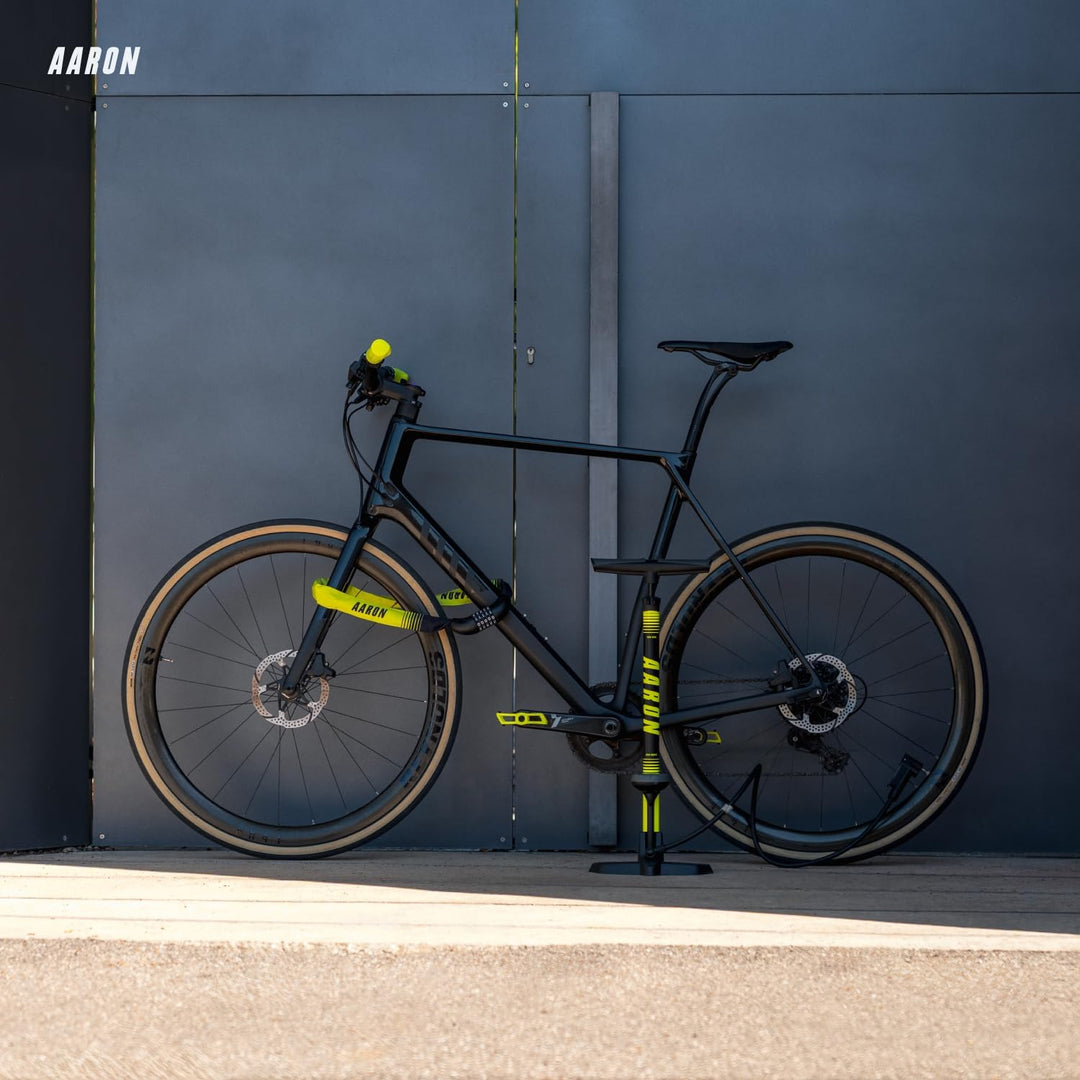 AARON Fit Fahrradgriffe mit dämpfender Auflagefläche - ergonomische Lenkergriffe aus rutschfestem Gu