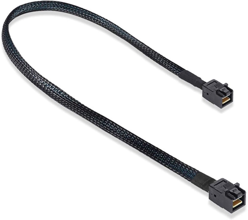 chenyang CY SFF-8643 Verlängerungskabel,Mini SAS SFF-8643 Stecker auf Stecker High Density Datenserv