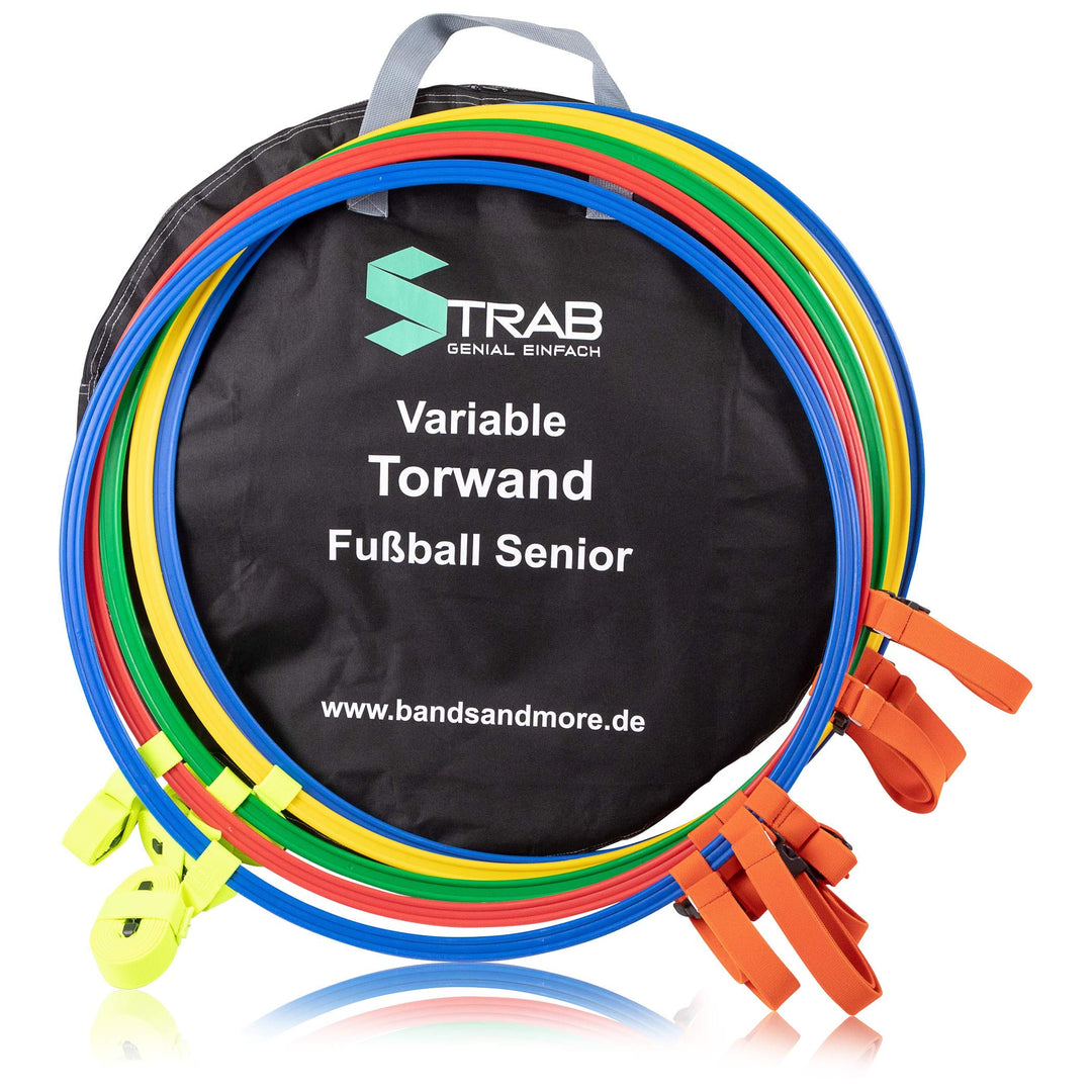 Torwand für Fussball mit Bänder um professionell und effektiv zu trainieren/Tor-Technik-Set/Fussball