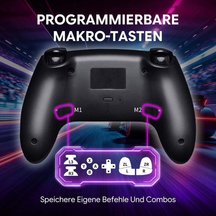 NITHO NEON DARK OPS Wireless Controller für Switch/Switch 2/Lite/OLED/PC