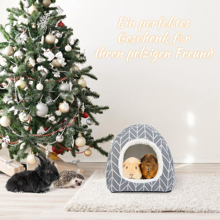 Dyrdekly Meerschweinchen Betthöhle Gemütliches Kaninchen Bett Warme Hamster Kuschelhöhle Haus Zubeho