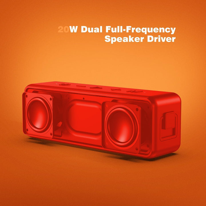 Raymate Bluetooth Speakers, 20W IPX7 Waterproof Speaker Wireless Bluetooth-V5.0, HiFi Stereo Sound,