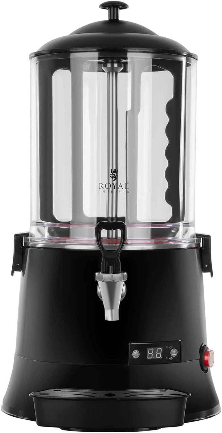 Royal Catering Kakaodispenser Heisse Schokolade Maschine RCSS-10 ECO (10 L, 440 W, 30-90 °C, BPA-fre
