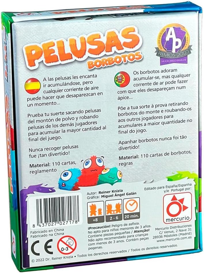 Merkur - Flusen | agile und lustiges Kartenspiel | 110 Karten inklusive | Zeit ca. 20 Minuten | ab 8