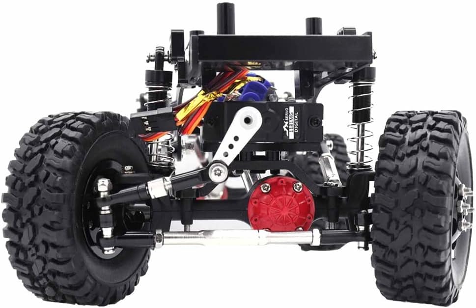 Iegefirm Metall-Vorder- und Hinterachsen-Set für C14 C24 C34 C44 B14 B24 1/16 RC Car Upgrades Teile