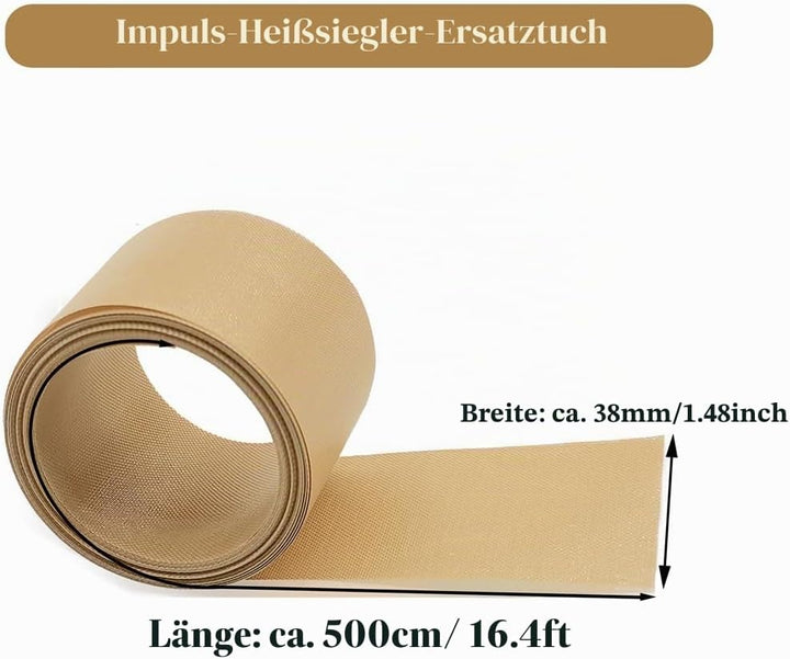 SEELAUGH 10 Stück Heisssiegelgerät Folienschweissgerät Ersatzteile(5mm breit), für die Meisten Manue