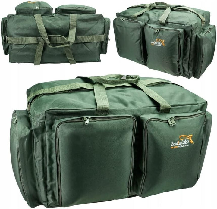 A&N Angeltasche Karpfentasche Tackle Bag gross Outdoor 60x32x35cm grün