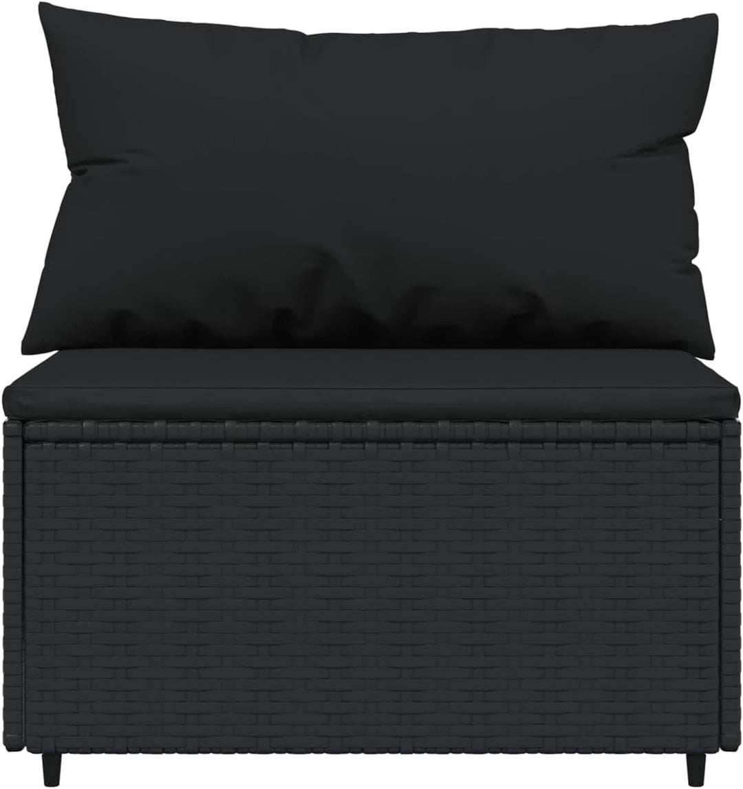 Festnight 3-TLG. Set balkonmöbel Kleiner, Balkon Lounge Klein, Rattan Gartenmöbel Set, Garten Lounge