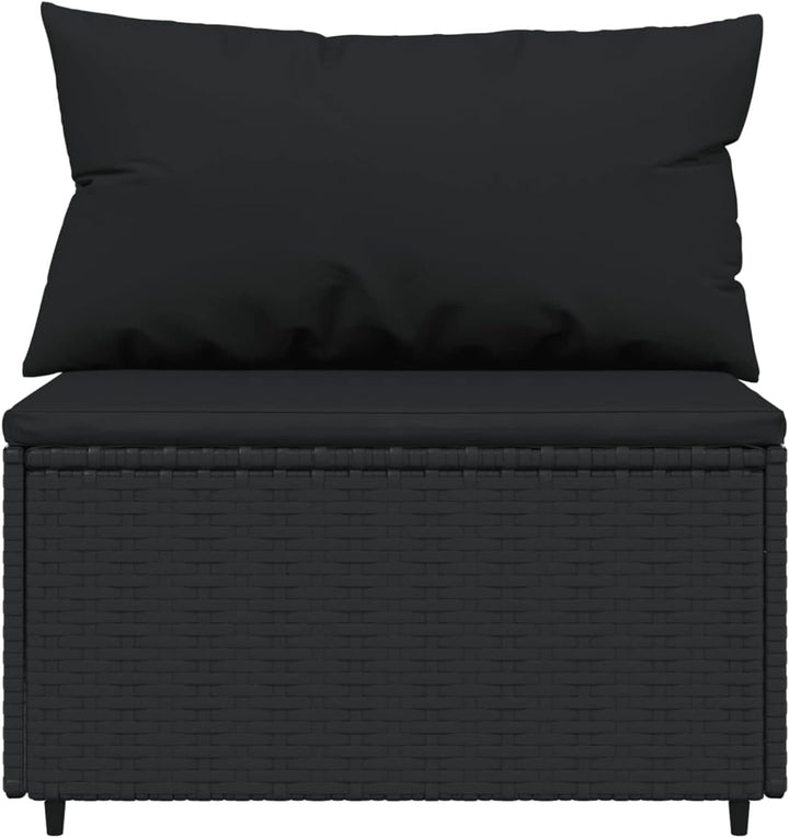 Festnight 3-TLG. Set balkonmöbel Kleiner, Balkon Lounge Klein, Rattan Gartenmöbel Set, Garten Lounge