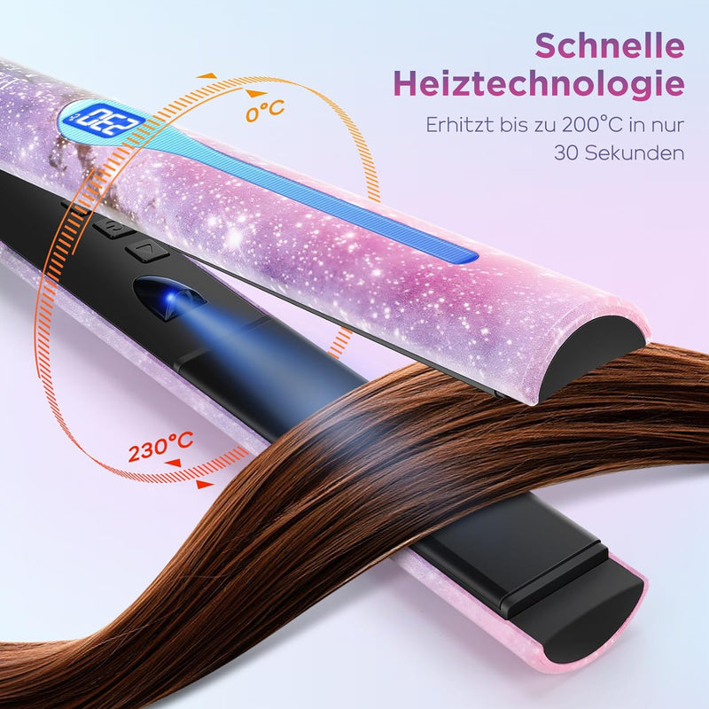 3 IN 1, Föhn + Glätteisen + Lockenstab, PARWIN PRO BEAUTY Styling Set, Ionen Haartrockner, Glätteise