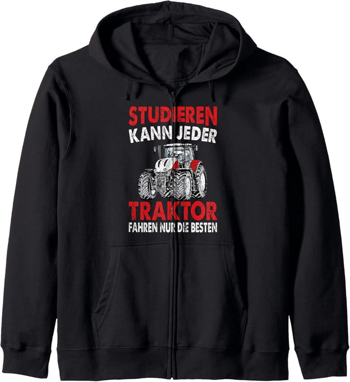 Lustige Landwirt Trecker Traktor Herren Kapuzenjacke