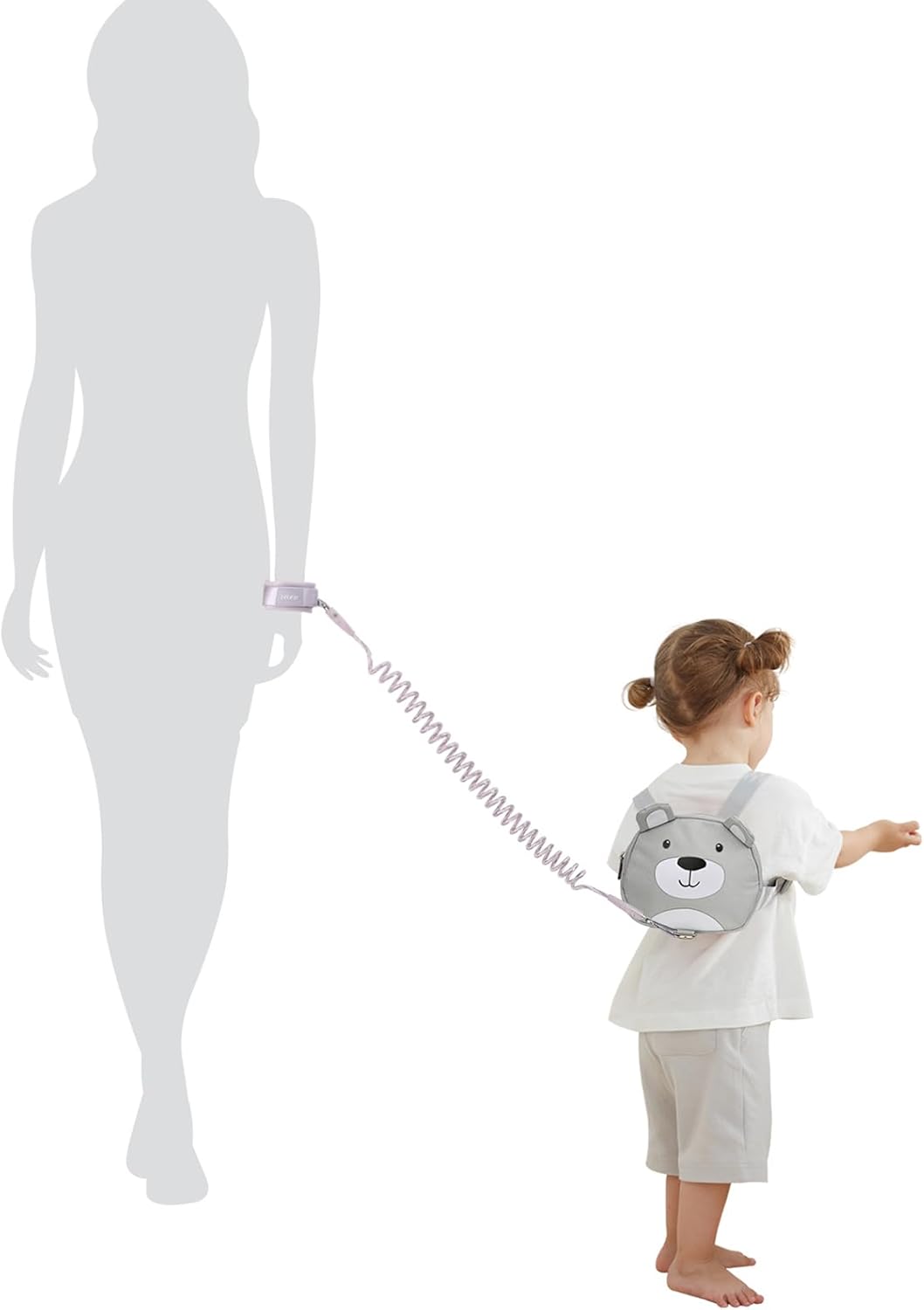 Bebamour Tier-Kleinkind-Rucksack mit Sicherheitszügeln, Mini-Tasche mit Sicherheitsleine für Kinder,