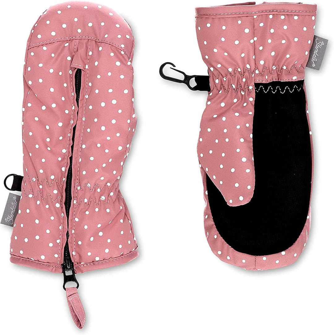 Sterntaler Baby Mädchen Fäustel Punkte Handschuh - Baby Fäustlinge Winter, Baby Handschuhe - wasserd