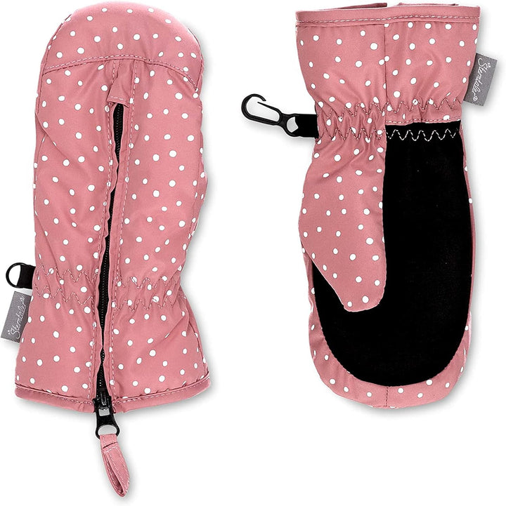 Sterntaler Baby Mädchen Fäustel Punkte Handschuh - Baby Fäustlinge Winter, Baby Handschuhe - wasserd