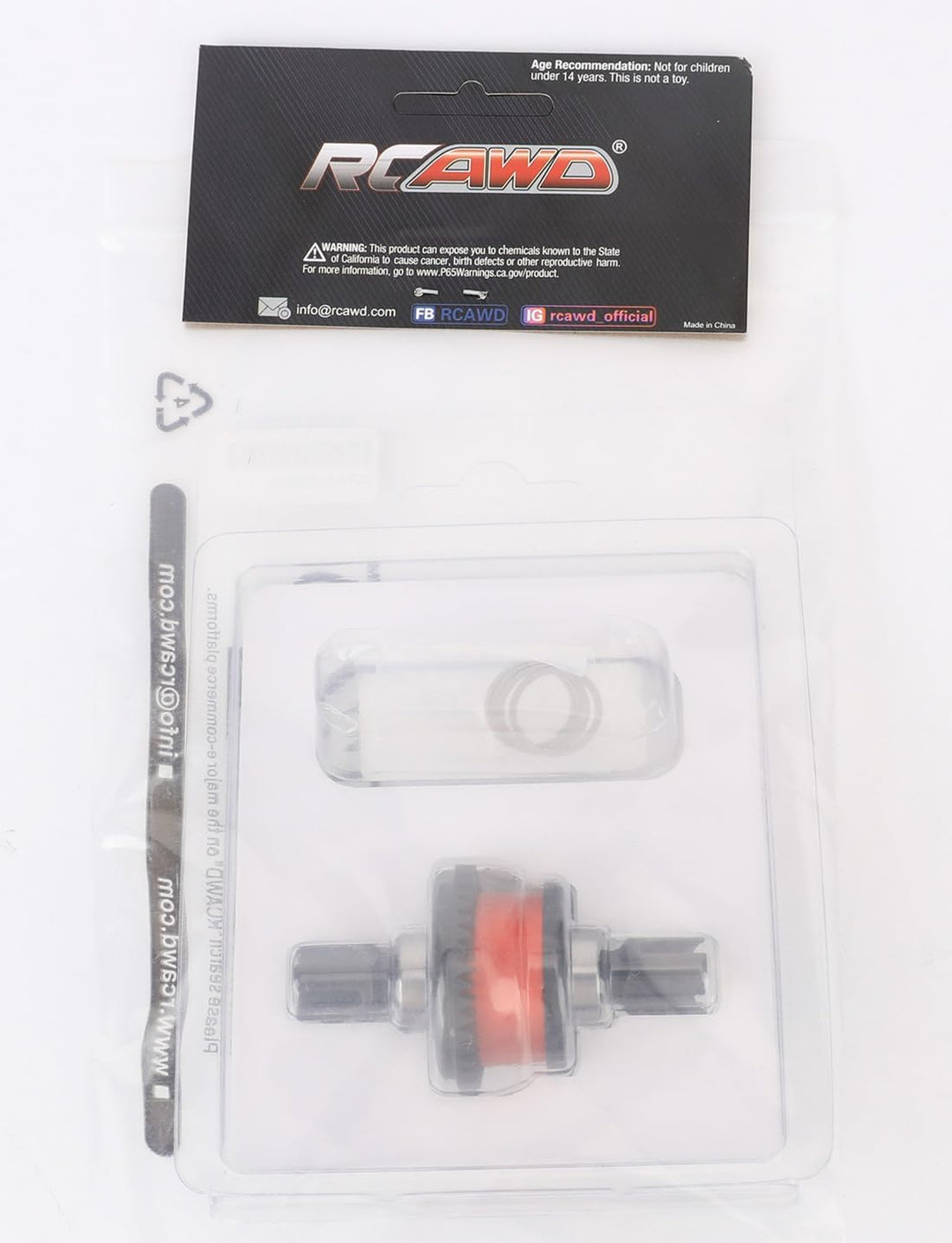 RCAWD Differential Active F/R Diff-Set für Arrma 1/7 Felony Limitless Infrktion Fireteam Mojave 6s U