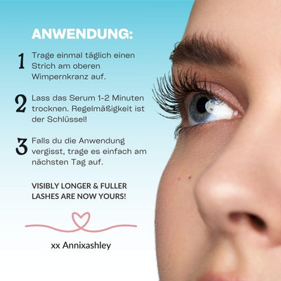 PRESALE: Annixashley Lash Wimpernserum für Premium Wimpernserum für Längere & Dichtere Wimpern – Wac