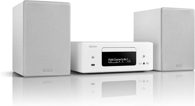 Denon CEOL N-12DAB Kompaktanlage, HiFi Verstärker mit Lautsprechern, CD-Player, Musikstreaming, HEOS