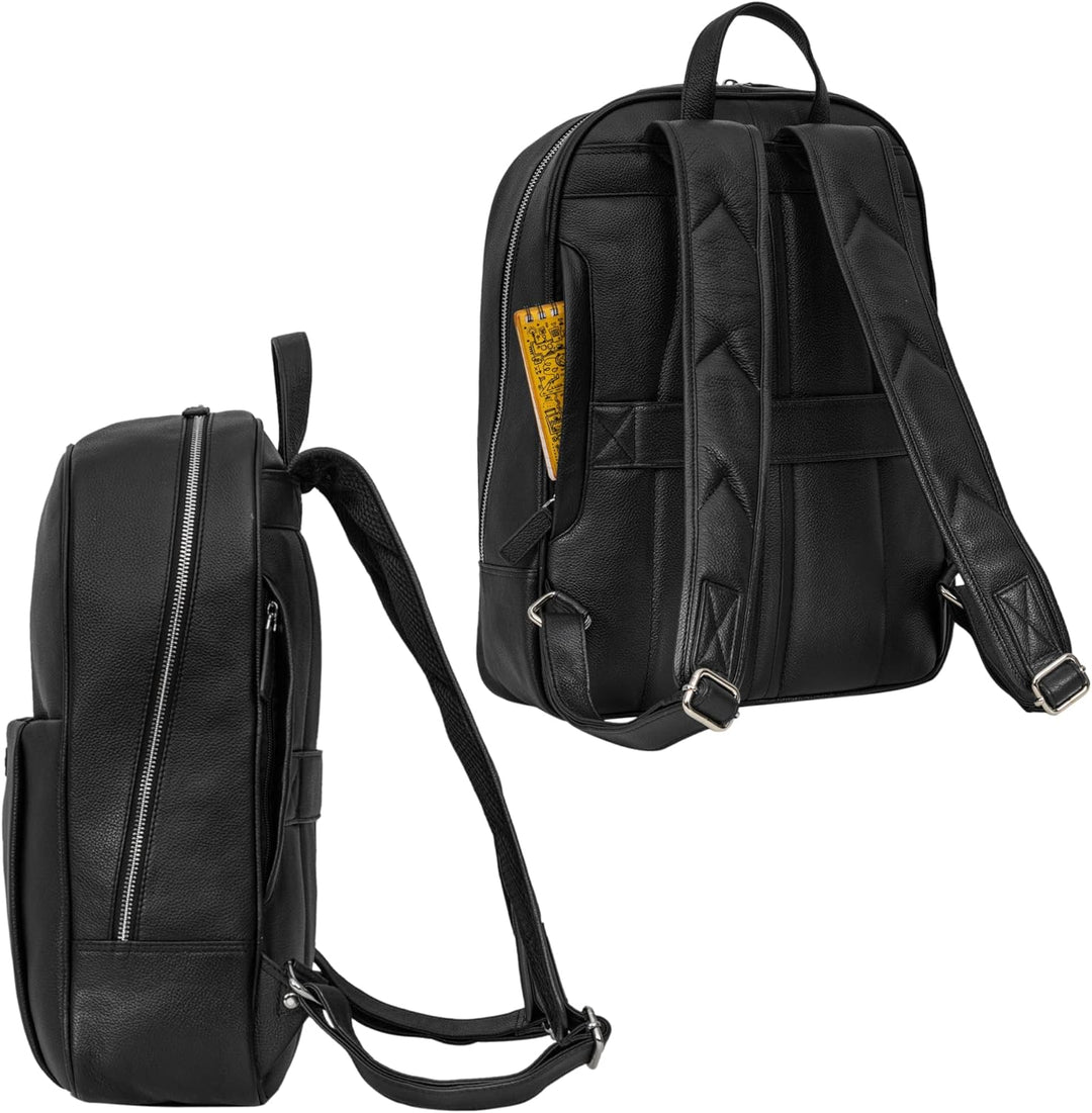 STILORD 'Etienne' Laptop Rucksack Leder 15 Zoll Business Rucksack Damen Leder Herren Notebook Rucksa