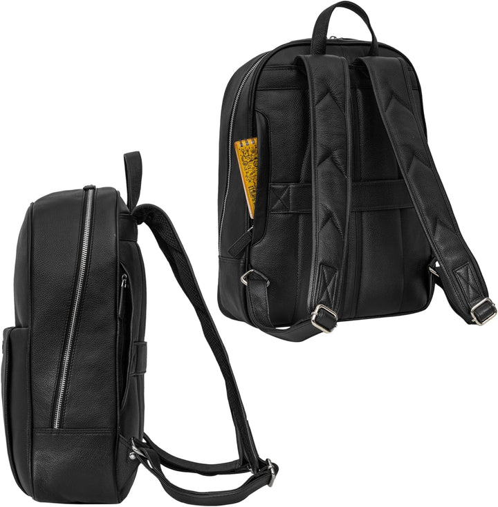STILORD 'Etienne' Laptop Rucksack Leder 15 Zoll Business Rucksack Damen Leder Herren Notebook Rucksa