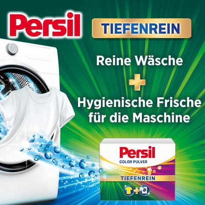 Persil Universal Pulver Tiefenrein Waschmittel (130 Waschladungen), Vollwaschmittel für reine Wäsche