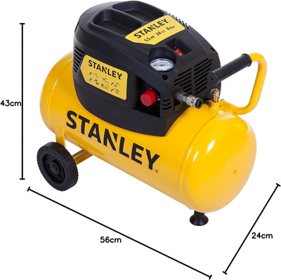 STANLEY Kompressor D200/8/24, max 8 bar, 24l Tank, 1.5PS, 180l/min, D200/8/24