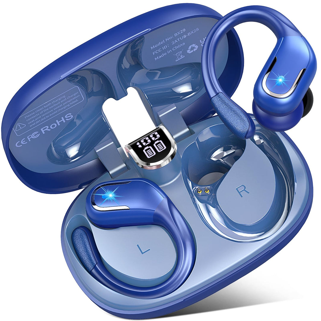 Bluetooth Kopfhörer Sport, In Ear Kopfhörer Bluetooth 5.4 mit 3D Bass HiFi-Stereo, 75Std 4 ENC Noise