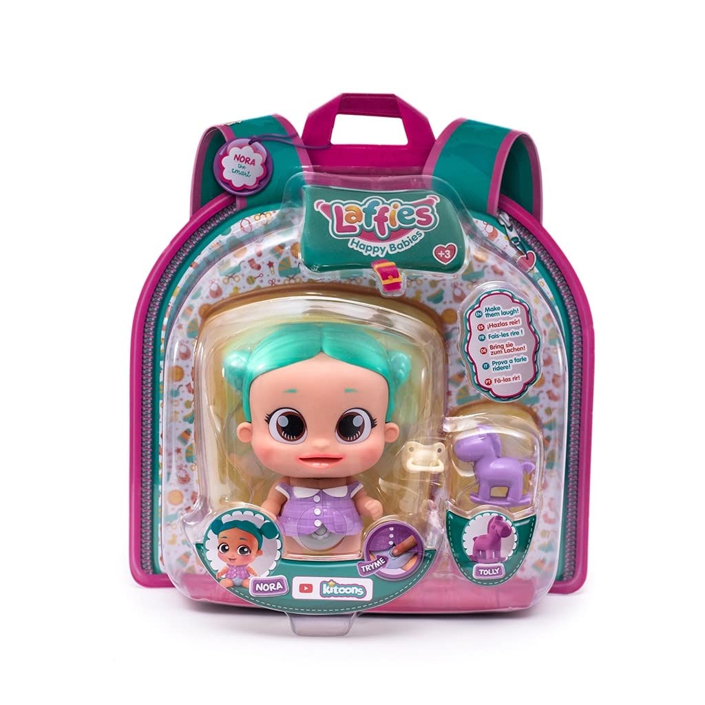 IMC Toys Laffies Nora Interaktive Puppe mit mehr als 100 Reaktionen