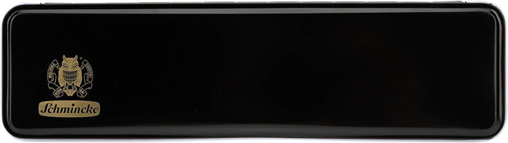 Schmincke – HORADAM® AQUARELL Farbkasten Slim Line mit 12 feinsten Aquarellfarben in 1/2 Näpfchen, 7