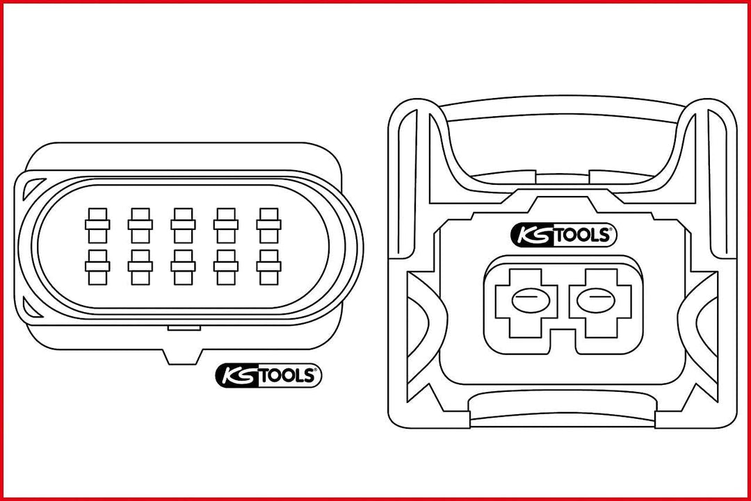 KS Tools 154.0015 Universal Kabel-Entriegelungswerkzeug-Satz, 3-teilig